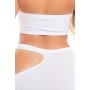 FEMME SEAMLESS 2PC SET WHITE, OS - Pink Lipstick Lingerie