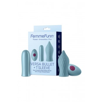 FEMMEFUNN VERSA BULLET WITH T SLEEVE LIGHT BLUE