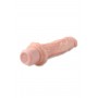 DR. SKIN SILICONE DR. RICHARD 9 INCH VIBRATING DILDO BEIGE - Blush