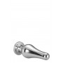GLEAMING LOVE SILVER PLEASURE PLUG L - Dream Toys