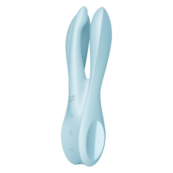 SATISFYER THREESOME 1 LIGHT BLUE - Satisfyer