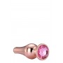GLEAMING LOVE ROSE GOLD PLEASURE PLUG S - Dream Toys
