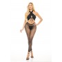GIVES YOU HELL 3PC SET BLACK, OS - Pink Lipstick Lingerie