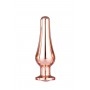 GLEAMING LOVE ROSE GOLD PLEASURE PLUG M - Dream Toys
