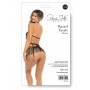 RASSEL TASSLE 3PC SET BLACK, M/L - Rene Rofe Lingerie