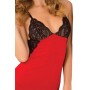 2PC A-LIST CHEMISE & G SET RED, M/L - Rene Rofe Lingerie