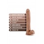 AU NATUREL DADDY 14" DILDO MOCHA - Blush