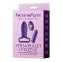 FEMMEFUNN VERSA BULLET WITH P SLEEVE DARK PURPLE - FemmeFunn