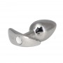Pillow Talk - Sneaky Stainless Steel Butt Plug with Swarovski Crystal - PILLOW TALK