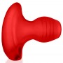Oxballs - Glowhole-1 Hollow Buttplug with Led Insert Red Morph Small - Oxballs