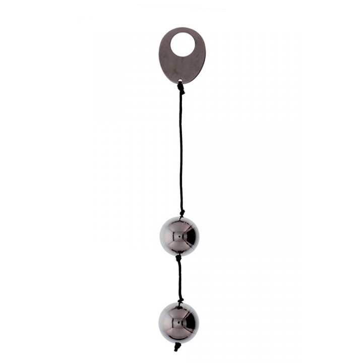 DOMINO METALLIC BALLS -CHROME BLACK - Seven Creations