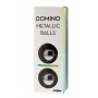 DOMINO METALLIC BALLS -CHROME BLACK - Seven Creations