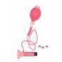 CLITORAL VIBRATING PUMP - CLEAR HOT PINK - Seven Creations