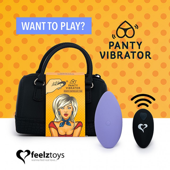 FeelzToys - Panty Vibe Remote Controlled Vibrator Purple - FeelzToys