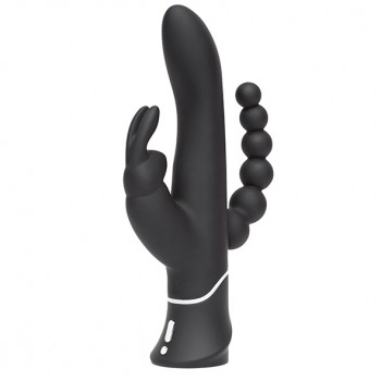 Happy Rabbit - Triple Curve Rabbit Vibrator Black