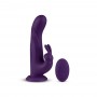 FeelzToys - Whirl-Pulse Rotating Rabbit Vibrator & Remote Control Purple - FeelzToys