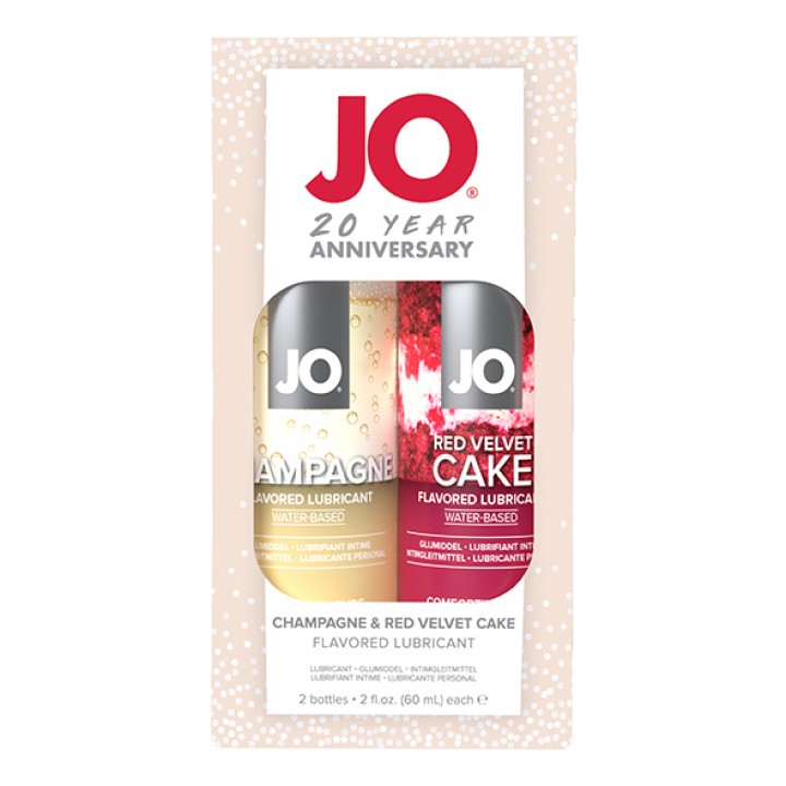 System JO - 20 Year Anniversary Gift Set Champagne 60 ml & Red Velvet Cake - System JO
