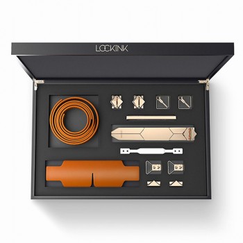 LOCKINK - Teasing & Impact-Play Set Brown