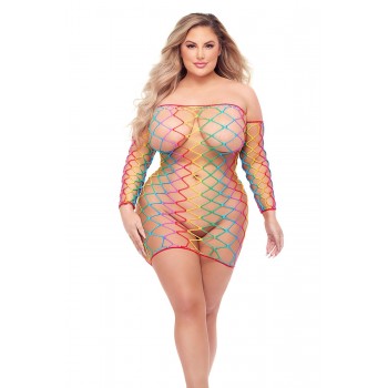 TASTE THE RAINBOW DRESS & SLEEVES, QUEEN