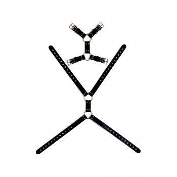 VIRGITE  MAN BONDAGE BODY HARNESS MOD. 5 BLACK