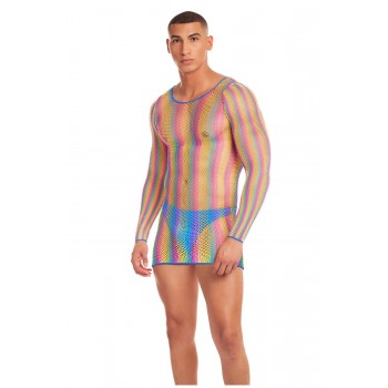 RAINBOW PARTY PRIDE DRIP 2 PCS SET RAINBOW, L/XL