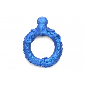 XR Brands - Poseidon's Octo-Ring Silicone Cock Ring - Blue