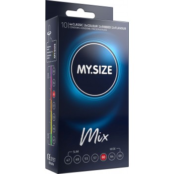 MY.SIZE Mix 60 mm Condoms - 10pcs