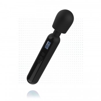 BLAQ - Digital Wand Vibrator - Black