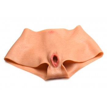 Silicone Vagina + Butt Panties - Small - S