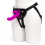 Happy Rabbit - Vibrating Strap-On Harness Set Purple - Happy Rabbit