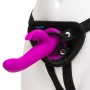 Happy Rabbit - Vibrating Strap-On Harness Set Purple - Happy Rabbit