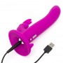 Happy Rabbit - Vibrating Strap-On Harness Set Purple - Happy Rabbit