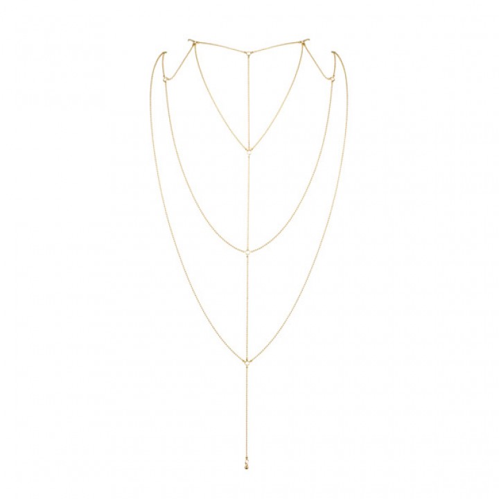 Bijoux Indiscrets - Magnifique Back & Cleavage Chain Gold - Bijoux Indiscrets