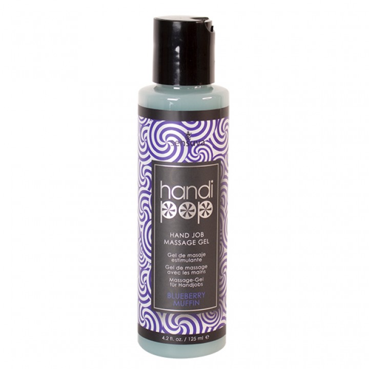 Sensuva - Handipop Handjob Massage Gel Blueberry Muffin 125 ml - Sensuva