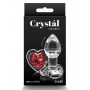 CRYSTAL DESIRES RED HEART SMALL