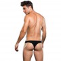 Envy - Microfiber Thong Black L/XL - ENVY