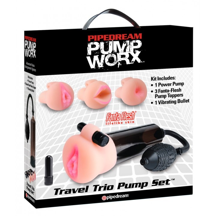 PW Travel Trio Pump Set - Pump Worx
