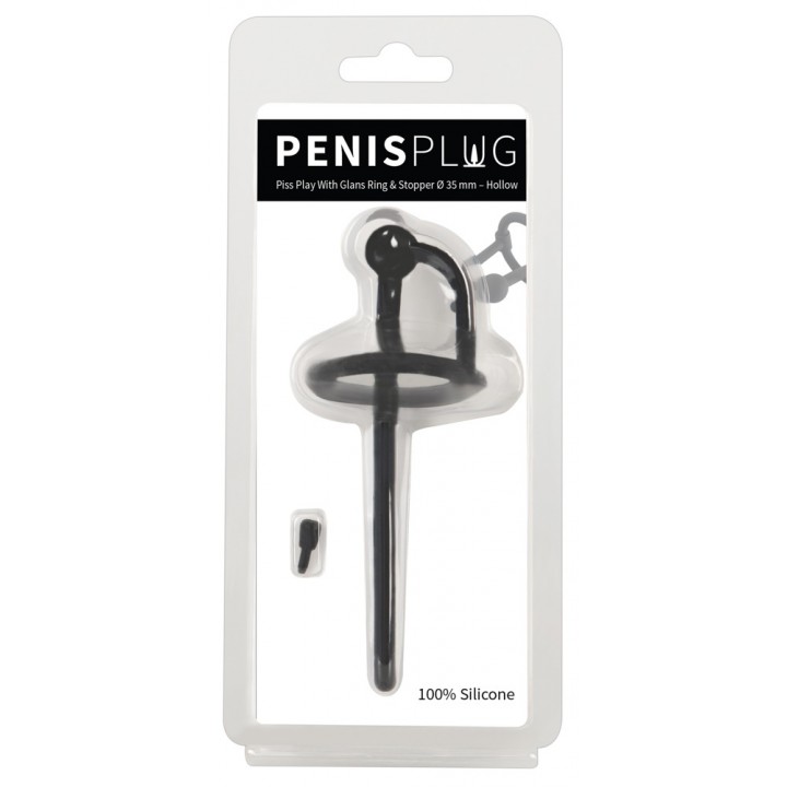 Penis plug Piss Play with Stop - Penisplug