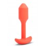 B-VIBE VIBRATING SNUG PLUG 1 ORANGE - b-Vibe