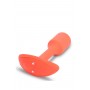 B-VIBE VIBRATING SNUG PLUG 1 ORANGE - b-Vibe