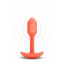 B-VIBE VIBRATING SNUG PLUG 1 ORANGE - b-Vibe