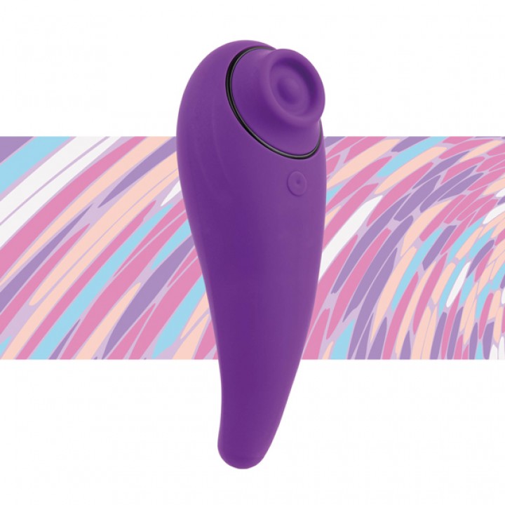 FeelzToys - FemmeGasm Tapping & Tickling Vibrator Purple - FeelzToys