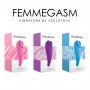 FeelzToys - FemmeGasm Tapping & Tickling Vibrator Turqoise - FeelzToys