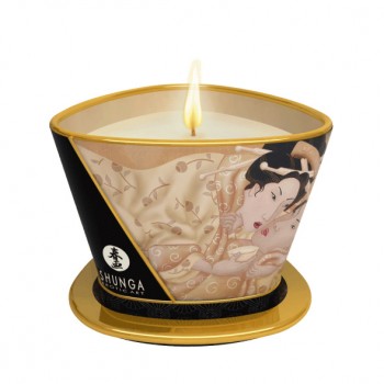 Shunga aromātiska masāžas svece 170 ml Vaniļa