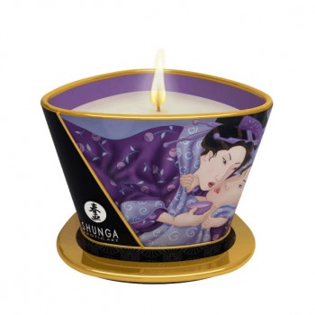 Shunga aromātiska masāžas svece 170 ml Tropu augļi