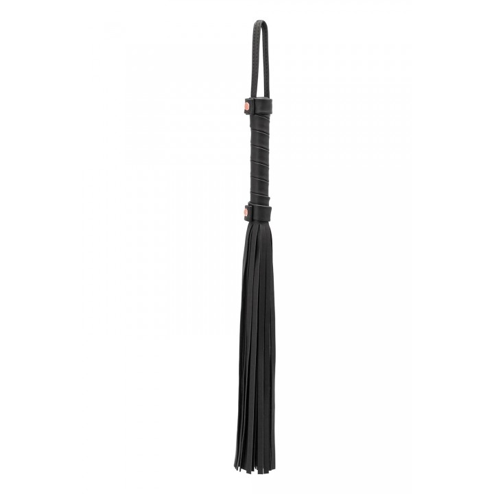 BONDAGE COUTURE FLOGGER BLACK - NS Novelties