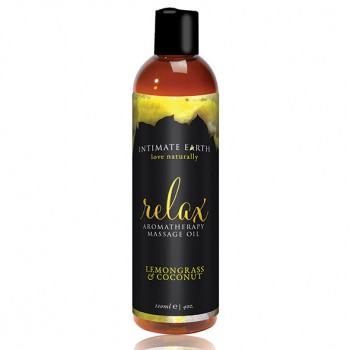 Intimate Earth Aromatherapy masāžas eļļa 120 ml Relax