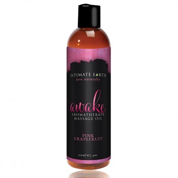 Intimate Earth Aromatherapy masāžas eļļa 120 ml Awake