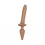 Strap-On-Me - Switch Plug-in Realistic Dildo Caramel S - Strap-On-Me