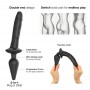 Strap-On-Me - Switch Plug-in Realistic Dildo Black S - Strap-On-Me